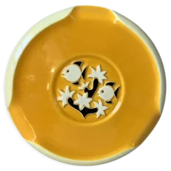 Dessous de plat Vallauris à décor aquatique