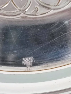 Dessous de verre en métal argenté WMF