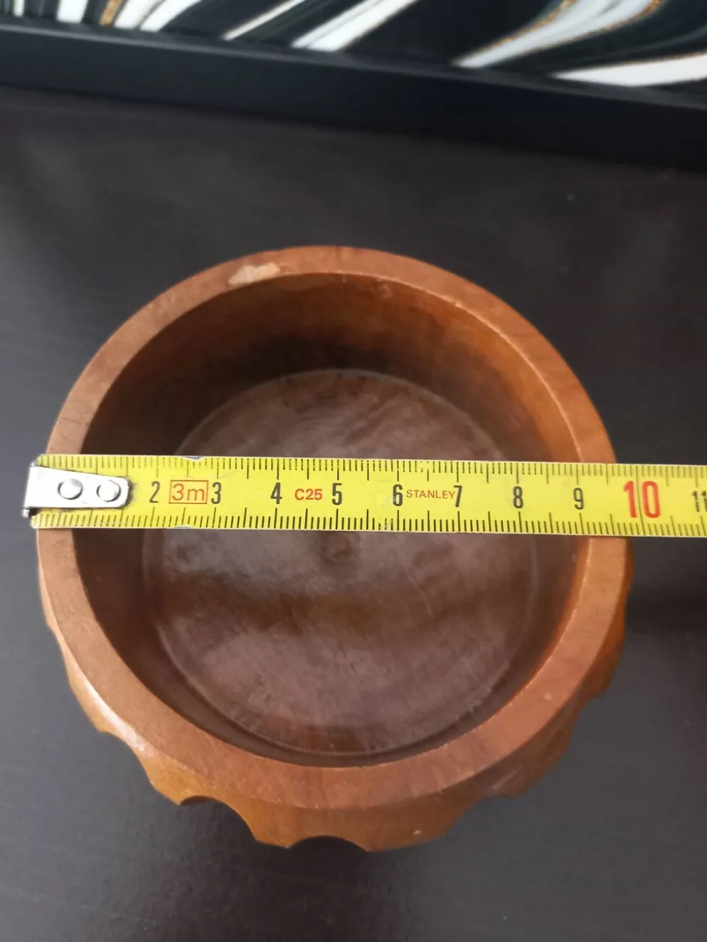 Dessous de verres en bois avec supports vintage