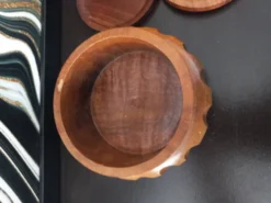 Dessous de verres en bois avec supports vintage