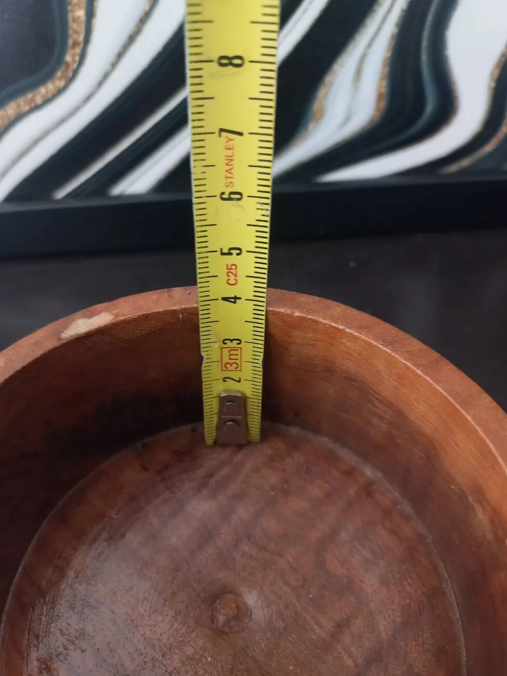 Dessous de verres en bois avec supports vintage