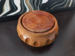 Dessous de verres en bois avec supports vintage