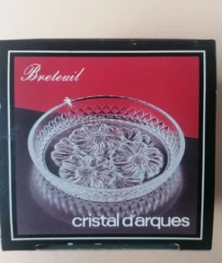 6 dessous de verres en cristal