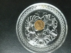 6 dessous de verres en cristal