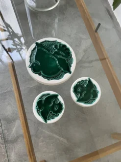 3 dessous plat et sous-verres Vallauris