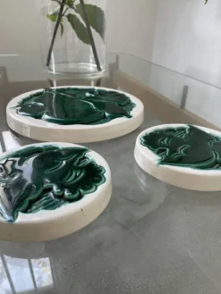 3 dessous plat et sous-verres Vallauris