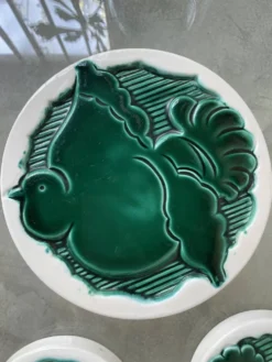 3 dessous plat et sous-verres Vallauris