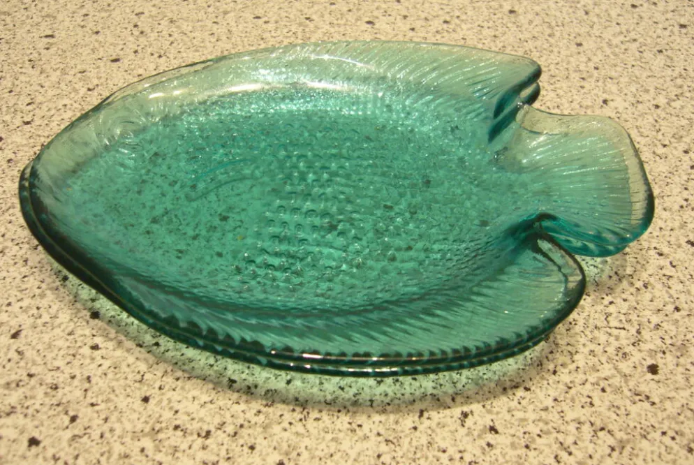 Deux coupelles forme poisson
