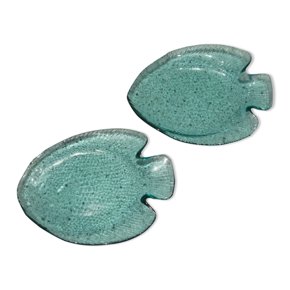 Deux coupelles forme poisson