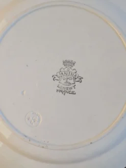 Deux plats de service Longwy Janina