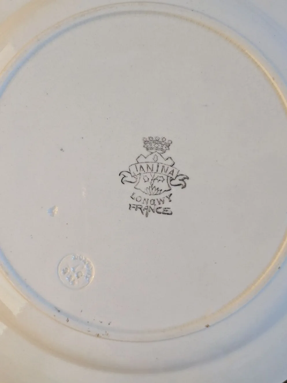 Deux plats de service Longwy Janina