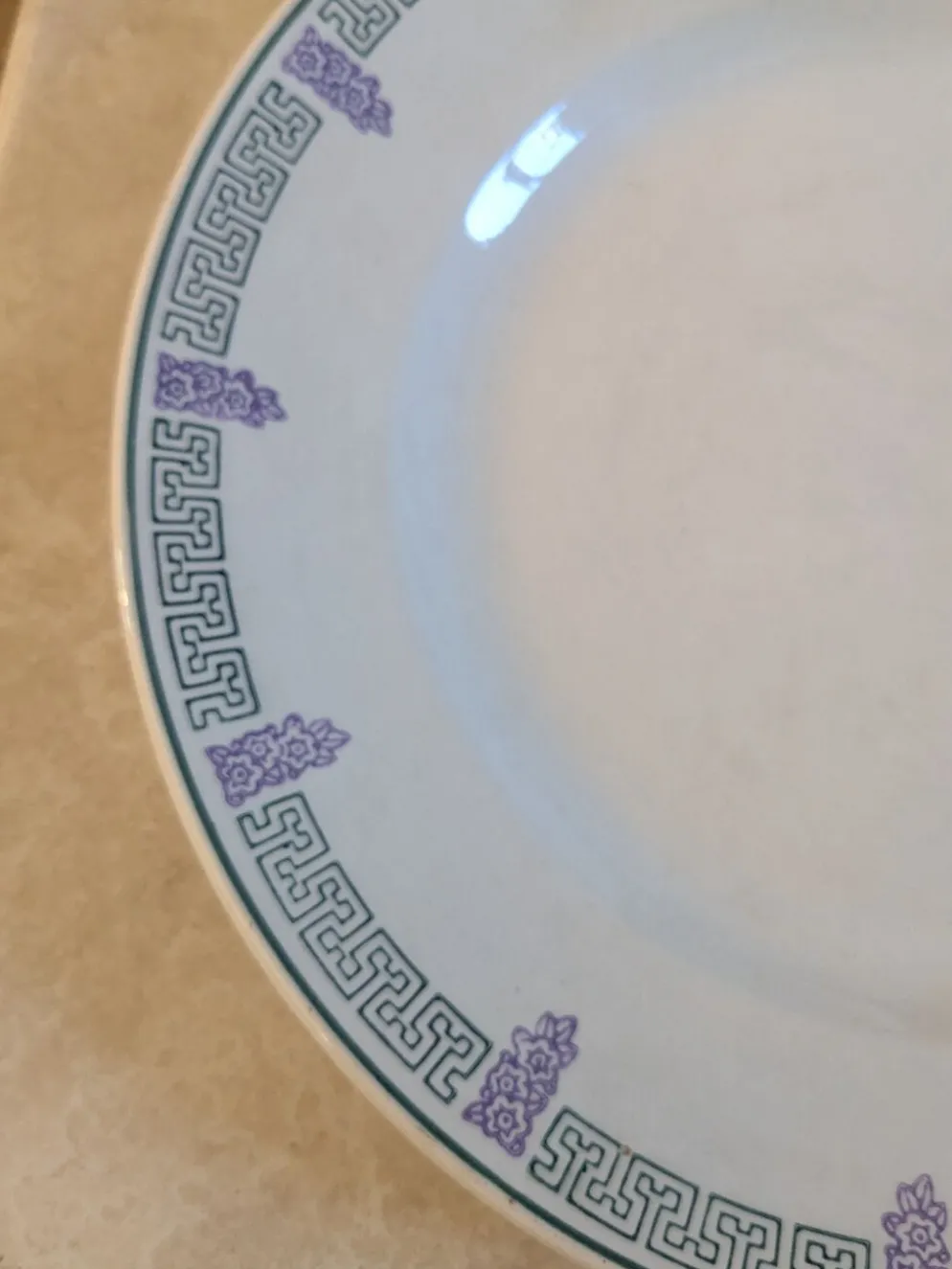 Deux plats de service Longwy Janina