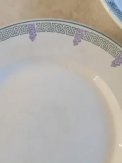 Deux plats de service Longwy Janina