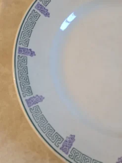 Deux plats de service Longwy Janina