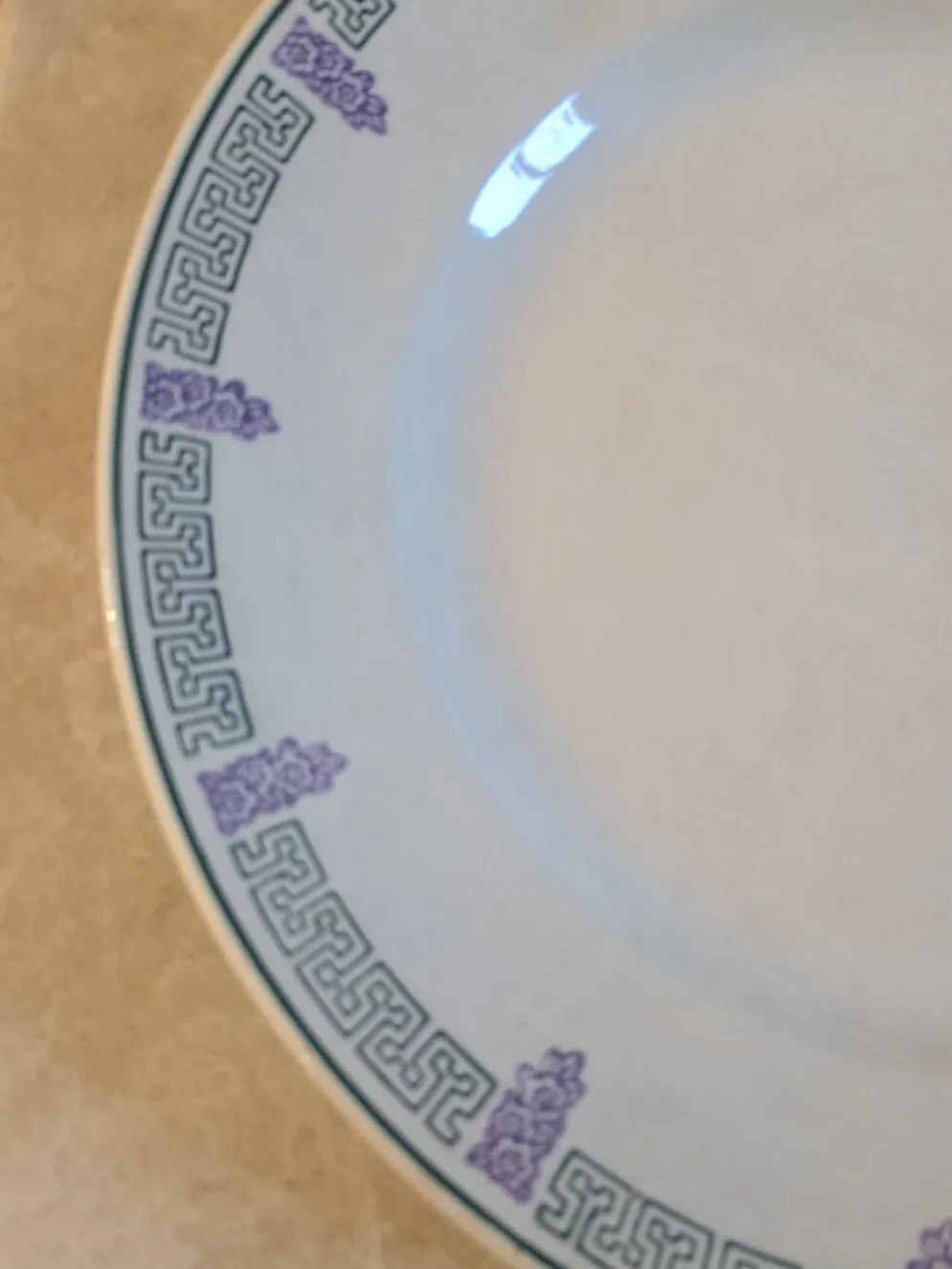 Deux plats de service Longwy Janina
