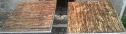 Deux tables bistrot vintage