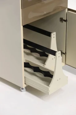 DF2000 trolley bar cabinet by Raymond Loewy for the Doubinsky Frères 1968