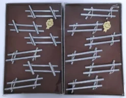 Douze porte-couteau métal design années 70