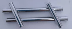 Douze porte-couteau métal design années 70