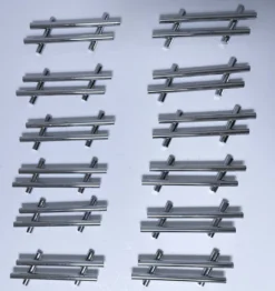 Douze porte-couteau métal design années 70