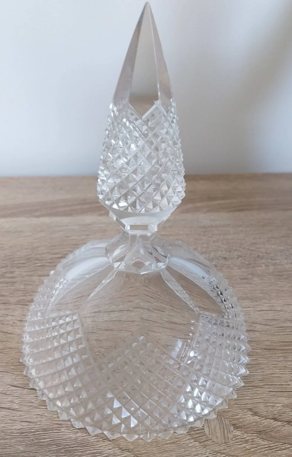 Drageoir vintage en cristal taillé