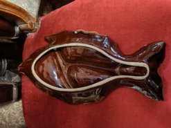 Duo apéritif en céramique Vallauris forme poisson