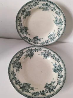 Duo Assiettes creuses Boulenger Choisy le Roi