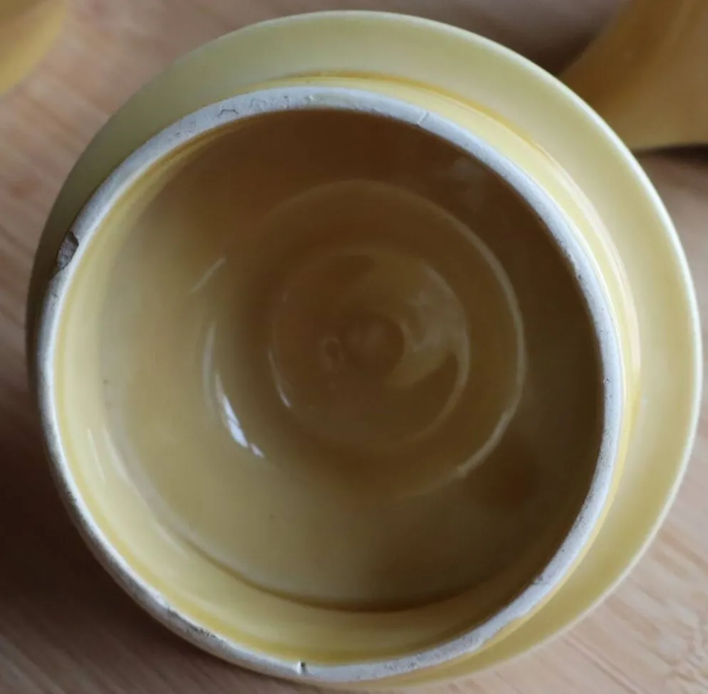 Duo cafetière et pot à lait vintage en faïence de Gien - Modèle Socoa
