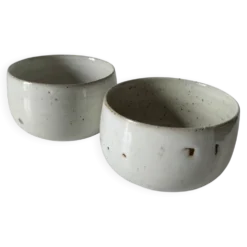 Duo coupelles grès Atelier Hurtault Puisaye Bourgogne