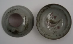 Duo coupes grès oiseaux ATCH vintage