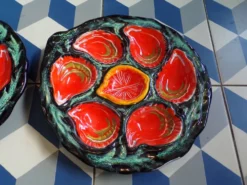 Duo d'assiettes à huître par Gabriel Fourmaintraux