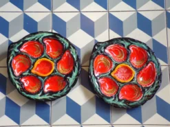 Duo d'assiettes à huître par Gabriel Fourmaintraux