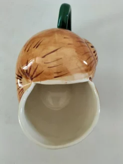 Duo de barbotines escargot et leurs coupelles feuillage – années 1950-1960