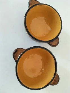 Duo de bols à oreilles vintage