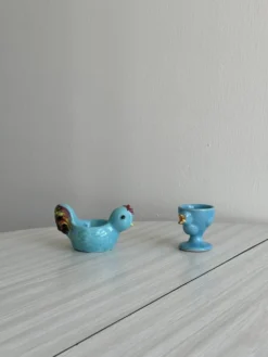 Duo de coquetiers en céramique