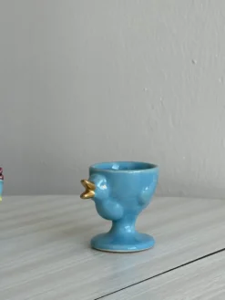Duo de coquetiers en céramique