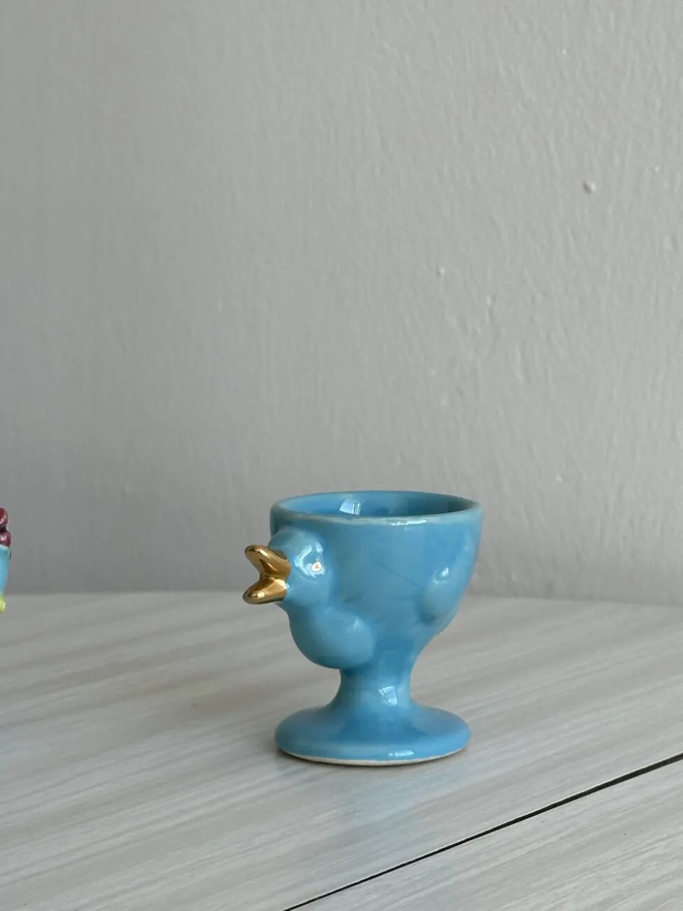 Duo de coquetiers en céramique