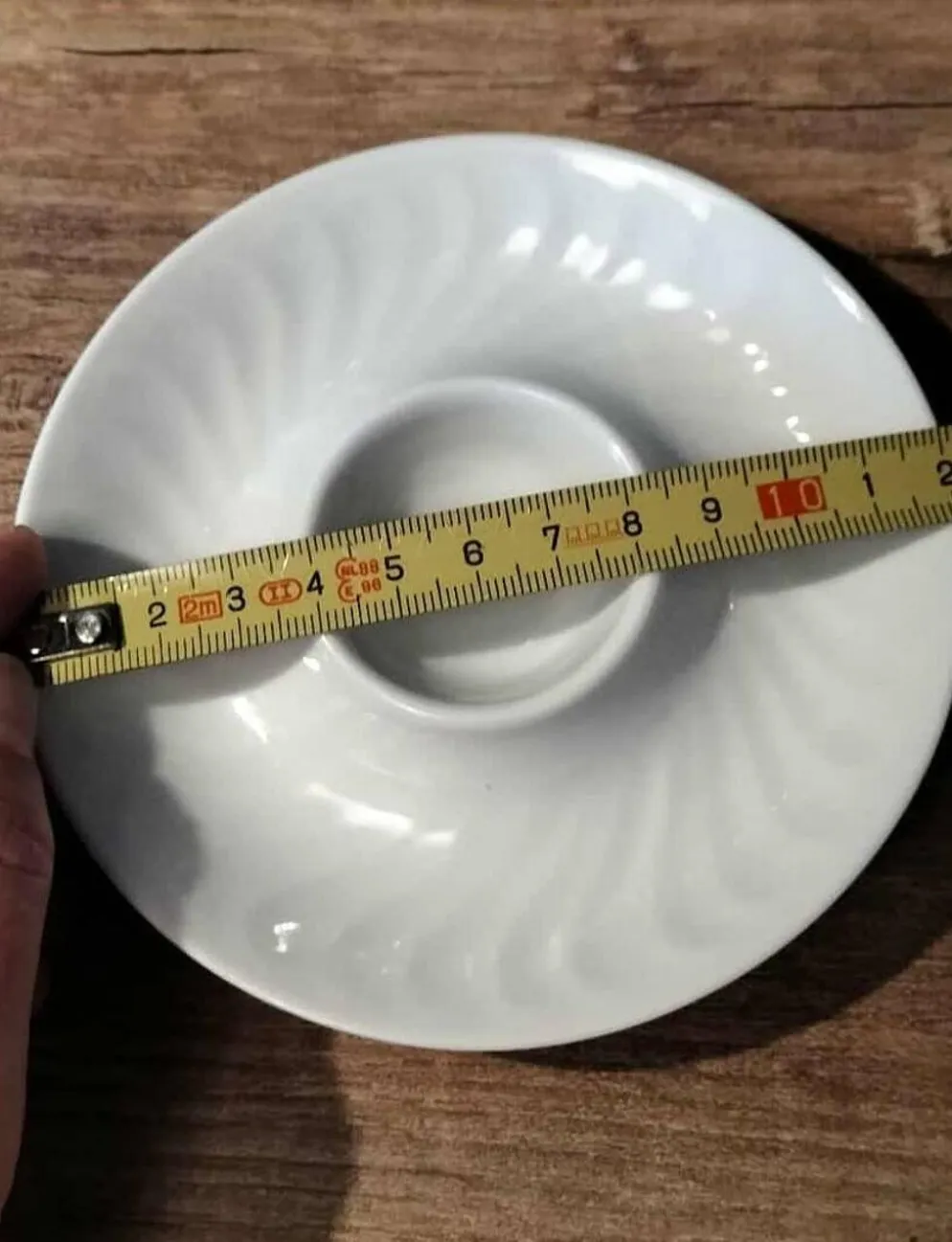 Duo de coquetiers en porcelaine blanche Bareuther Waldsassen Année 70