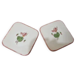 Duo de dessous de bouteille cyclamen
