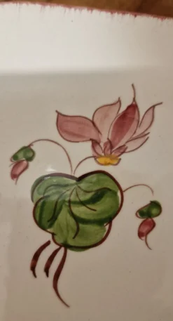 Duo de dessous de bouteille cyclamen