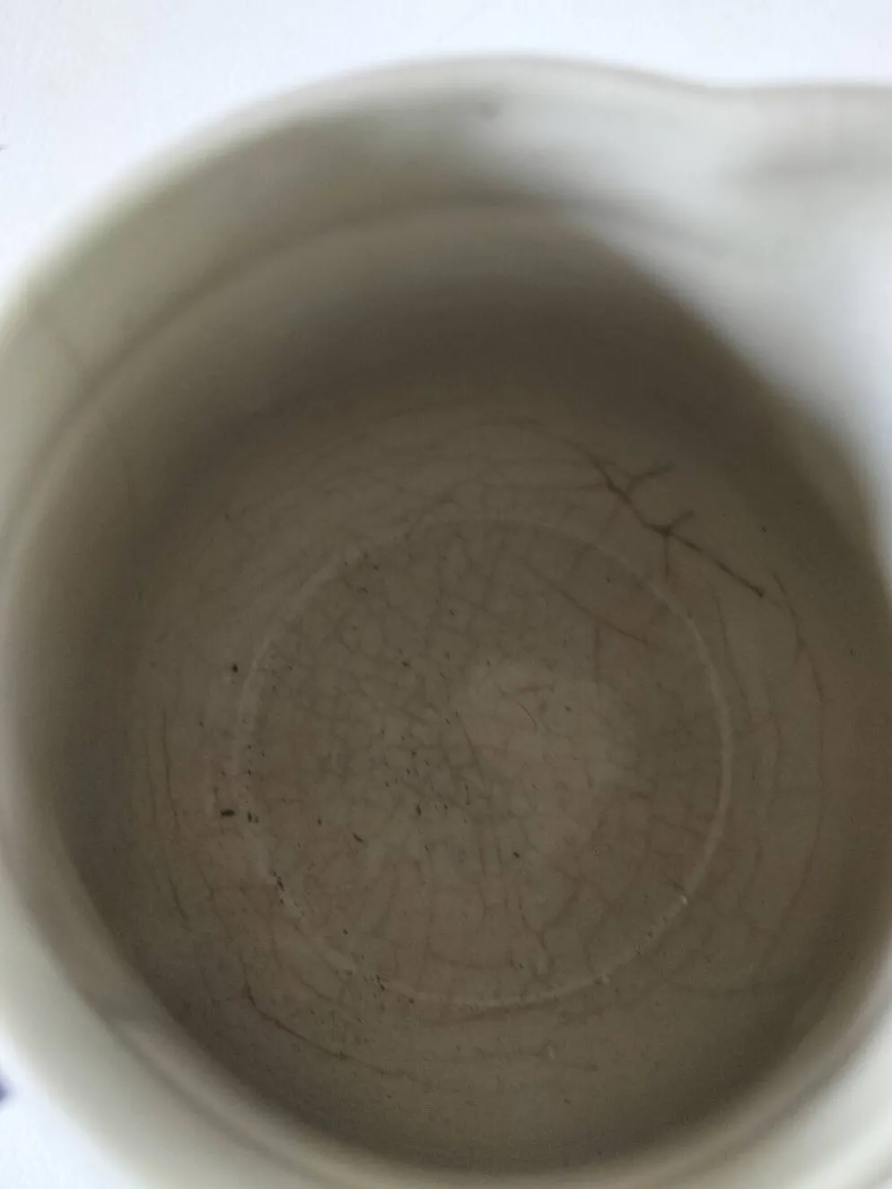 Duo de pots à lait en céramique pastel – Bleu lavande & crème vintage