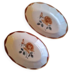 Duo de ravier Digoin Sarreguemines modèle 9181
