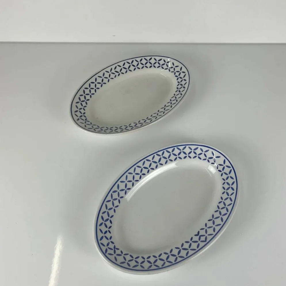 Duo de ravier KG Lunéville modèle "Kleber", milieu XXe siècle
