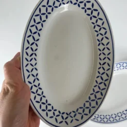 Duo de ravier KG Lunéville modèle "Kleber", milieu XXe siècle