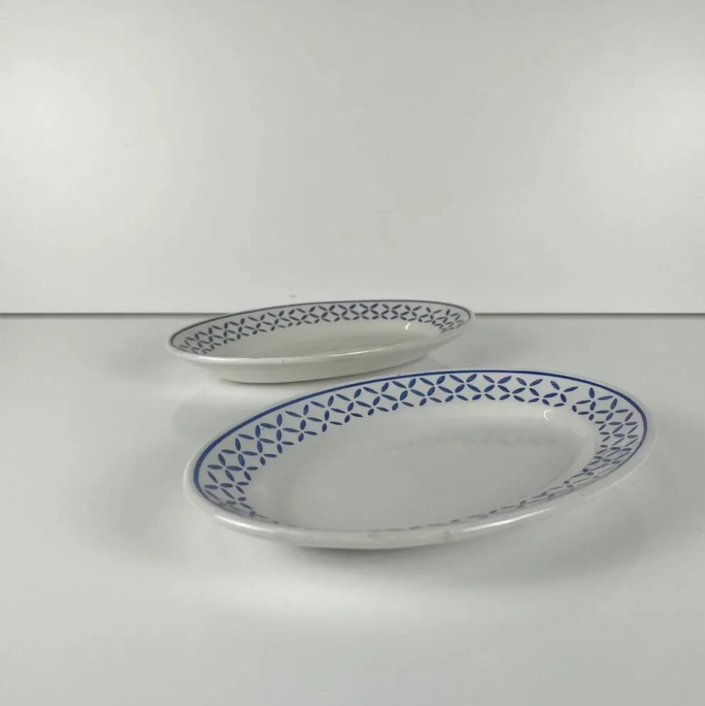 Duo de ravier KG Lunéville modèle "Kleber", milieu XXe siècle