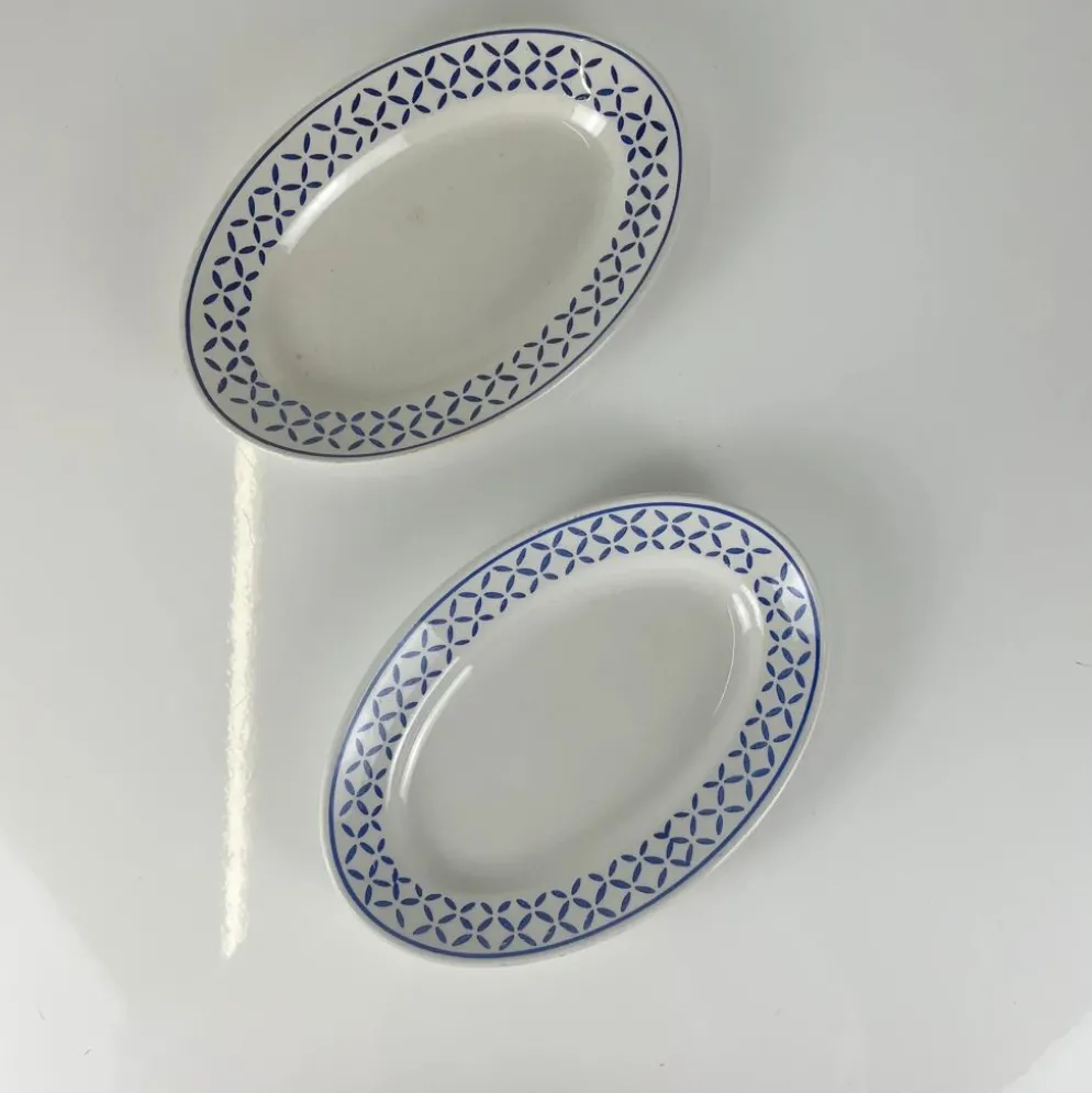 Duo de ravier KG Lunéville modèle "Kleber", milieu XXe siècle