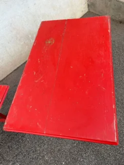 Duo de table bistrot pieds en fonte