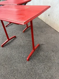 Duo de table bistrot pieds en fonte