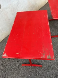 Duo de table bistrot pieds en fonte