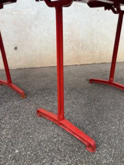 Duo de table bistrot pieds en fonte